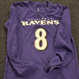 NFL Baltimore Ravens Purple Long Sleeve Shirt